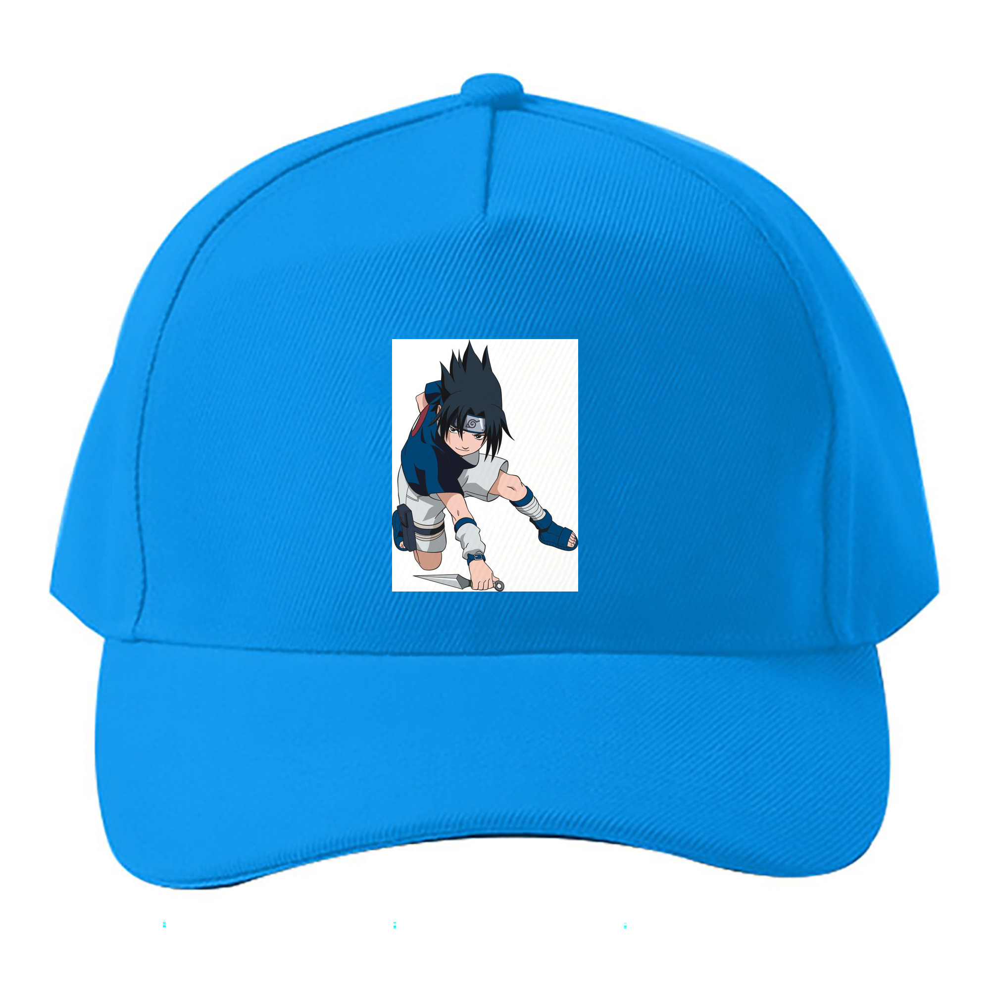 （画像用） NARUTO -ナルト- うちは サスケ Uchiha Sasuke ベースボールキャップ 綿100％ 男女兼用 帽子 スポーツ